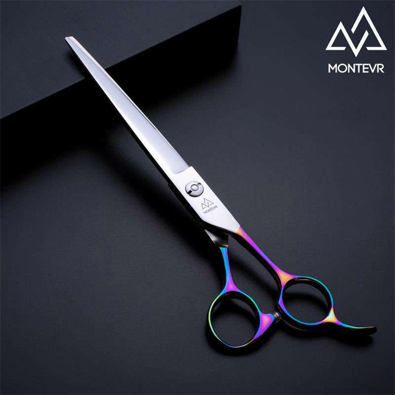 Rainbow Coated Dog Grooming Shears 7.5 Inch 440C steel