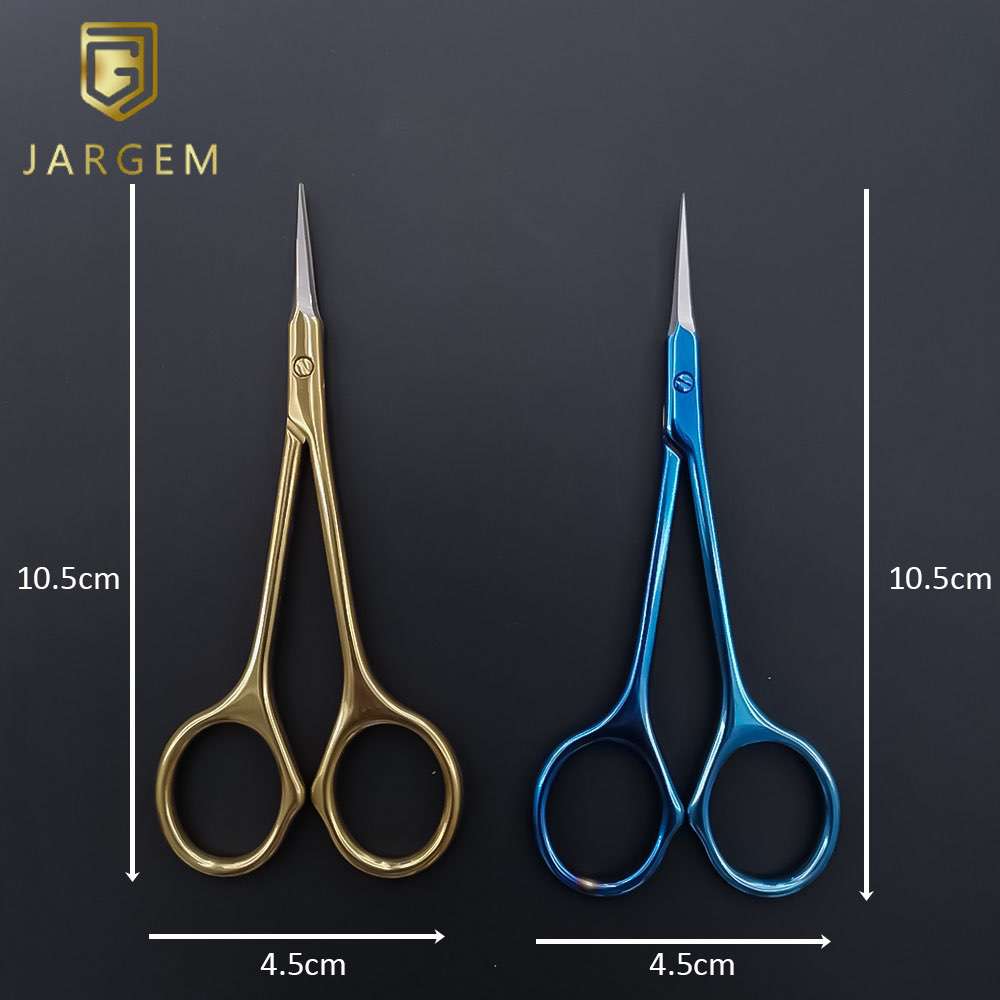 Professional Nail Tools Curved Nail Cuticle Scissors Russian Manicure Scissors