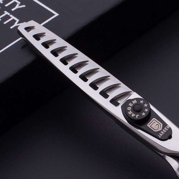 10 Teeth Chunky Thinning Hair Scissors Japan Barber Scissors 6.0 Inch for Hair Stylist