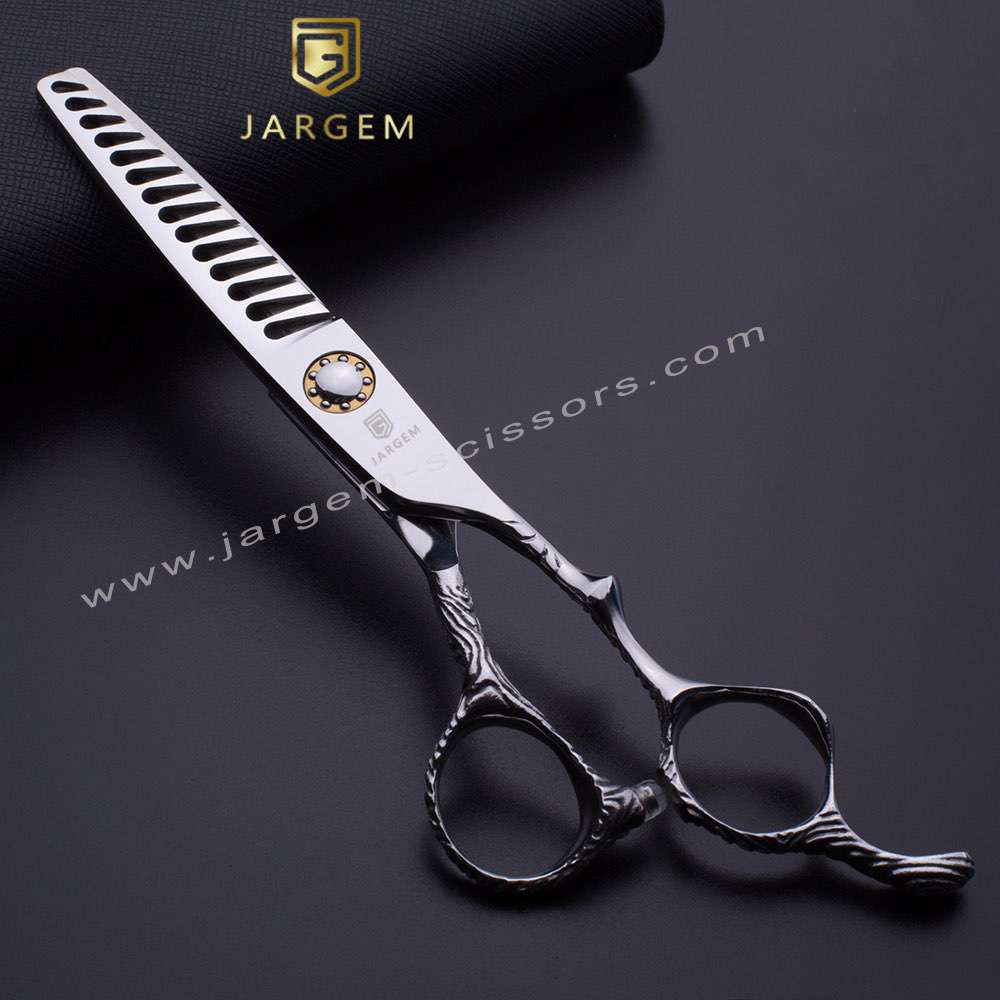 Thinning 6 inch hair thinning scissors chunky 14 teeth barber scissors