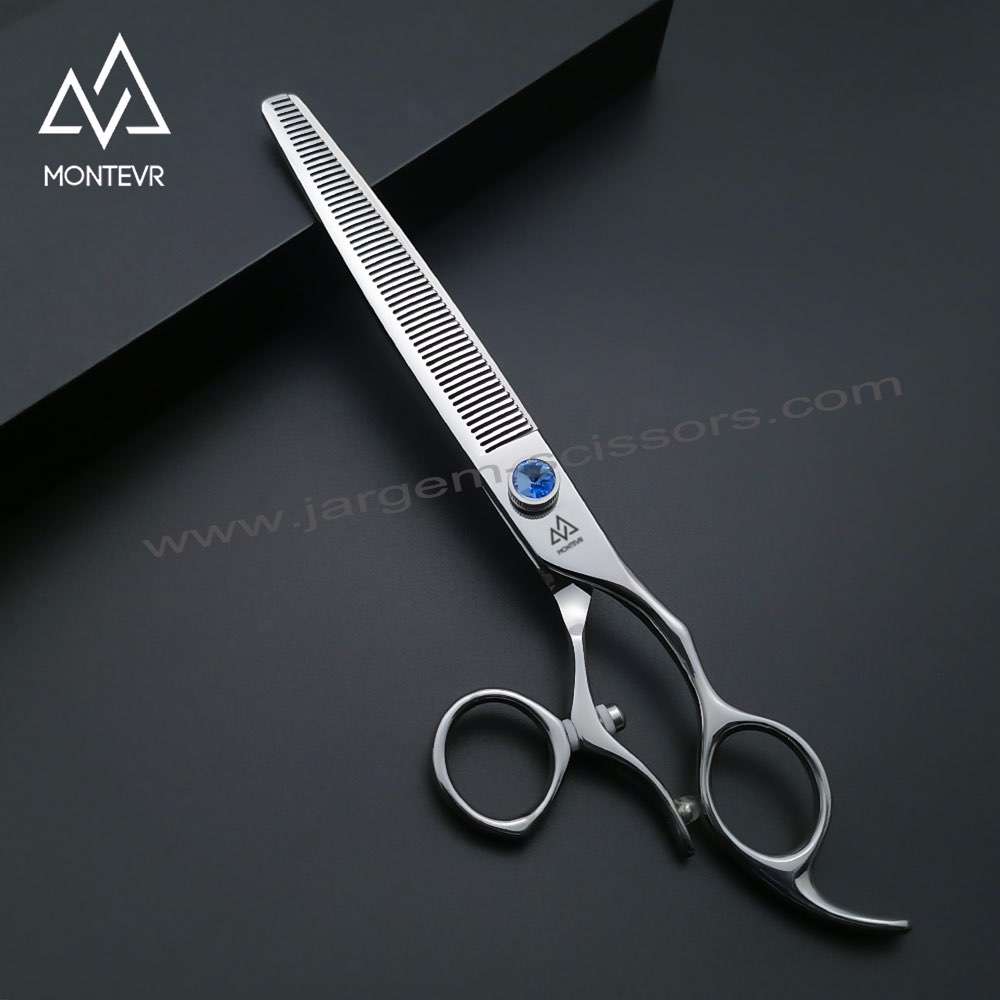 56 Teeth Thinner Pet Grooming Scissors Swivel Thumb Dog Grooming Scissors Support Your Logo Pet Grooming Products