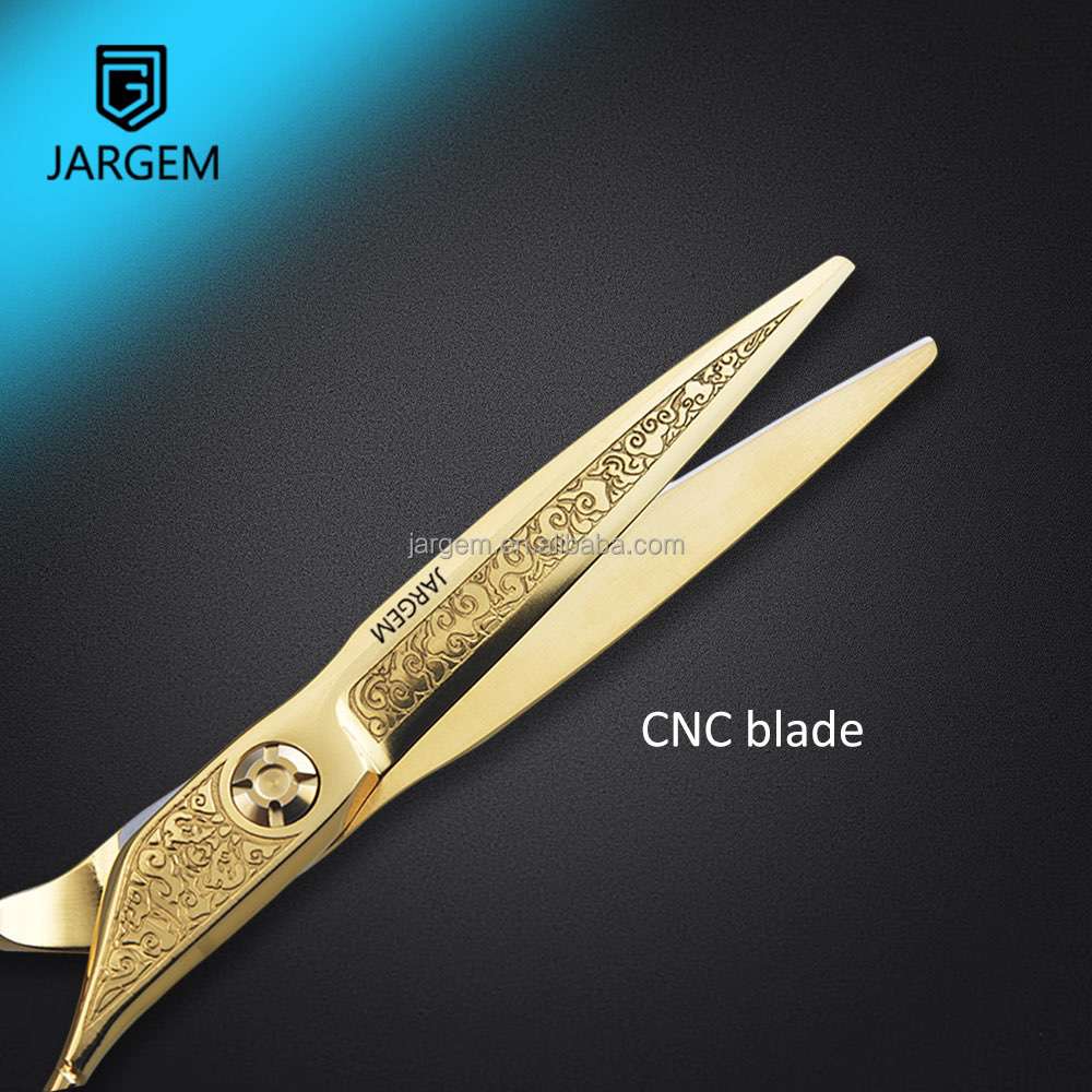 Luxury Hair Scissors CNC Blade 6.0 Inch Scissors Barber Professional Salon Scissors for Hair Cutting