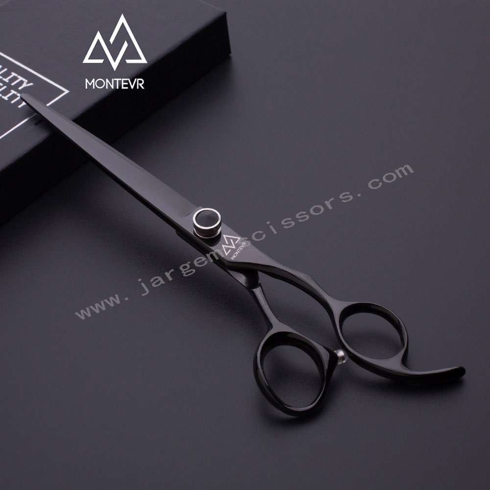 Professional Dog Grooming Scissors Black Coated Pet Grooming Products In 7 Inch Dog Grooming Scissors