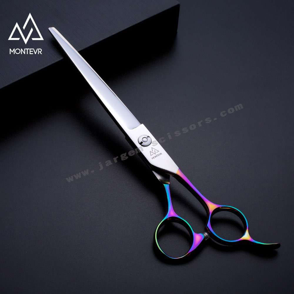 Rainbow Coated Dog Grooming Shears 7.5 Inch 440C steel