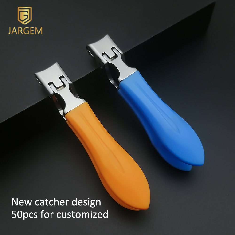 Splash Proof Nail Clippers Nail Tools Wholesale Stainless Steel Cutter Nail Beauty Scissors Plastic Handle