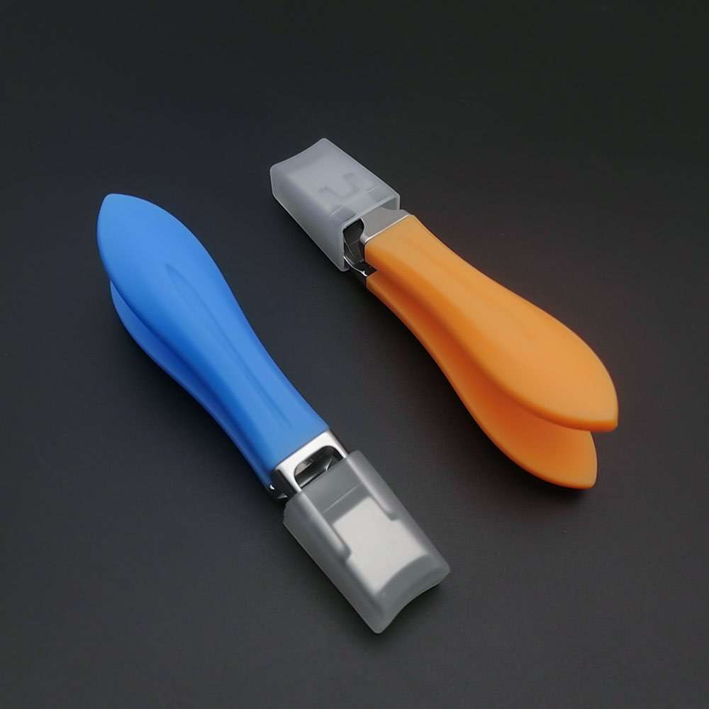 Splash Proof Nail Clippers Nail Tools Wholesale Stainless Steel Cutter Nail Beauty Scissors Plastic Handle