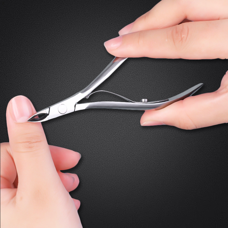 6MM Blade Nail Nipper Cuticle Finger Toe Dead Skin Remover 4CR Stainless Steel Cuticle Trimmer