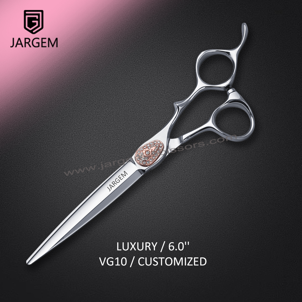 New Launch CNC Series Professional Hair Scissors 6.0 Inch Customized Barber Scissors VG10 Hair Cutting Scissors