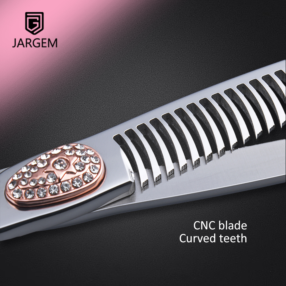 CNC Series Blade Thinning Hair Cutting Scissors 25 Teeth Barber Scissors Hair Cobalt Alloy Thinner
