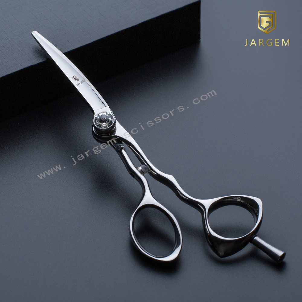 5.5 Inch Hair Cutting Scissors Diamond Barber Hairdressing Scissors