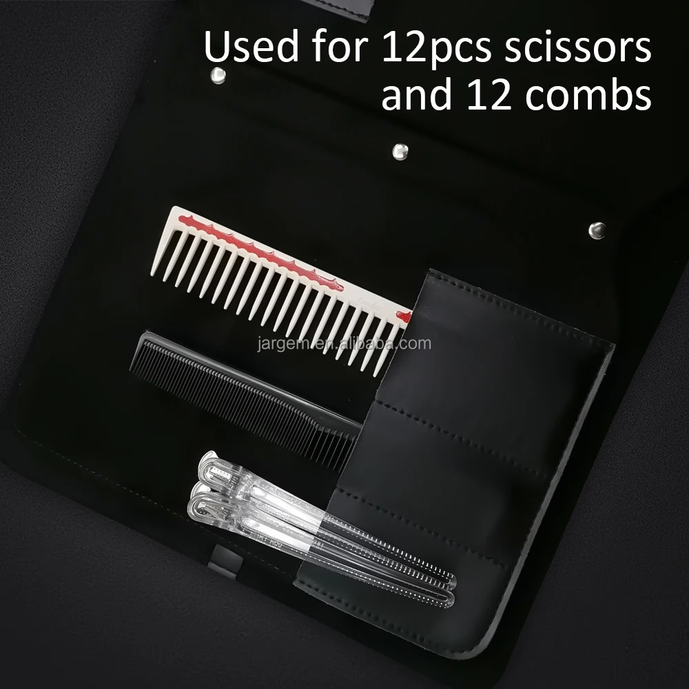 Supply OEM Hair Tools Case Scissors Pouches Hairdressing Barber Scissors Bags Display case