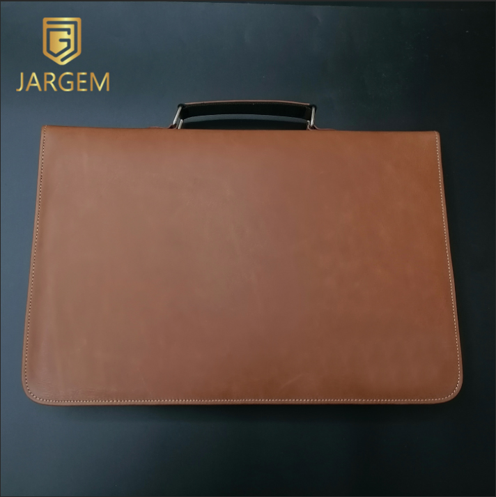 JARGEM Salon Beauty Real Leather Bag Hair 20pcs Shears Holder Scissors Case