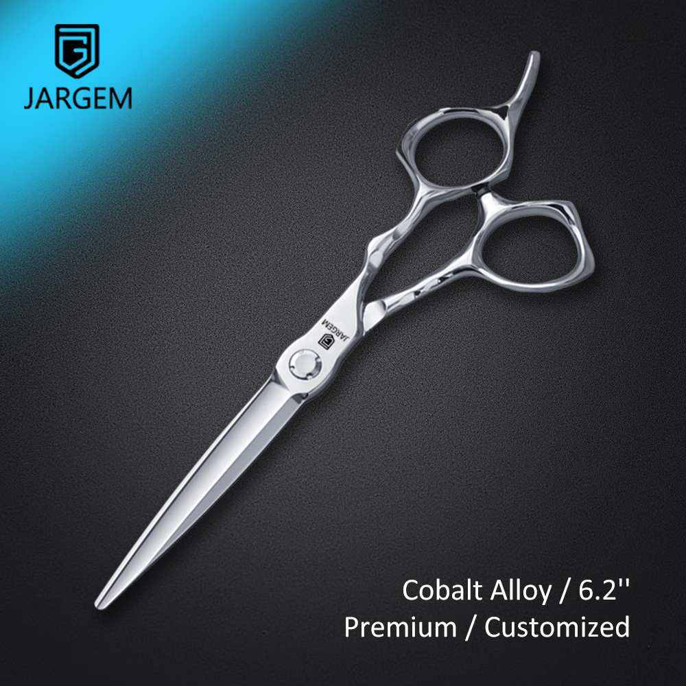 JARGEM Premium Hair Scissors CNC Professional Barber Scissors Cobalt Alloy Sharp Hair Cutting Scissors