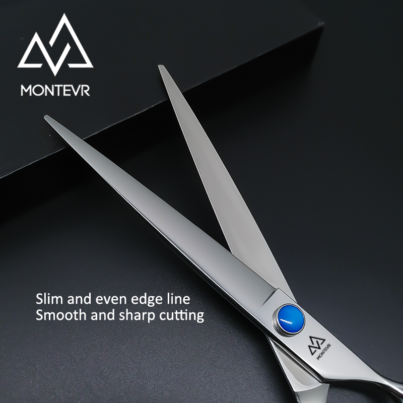 8.0 Inch Pet Grooming Scissors Kit Customized Logo Pet Grooming Products Adjustable Screw Cats Dogs Grooming Tools