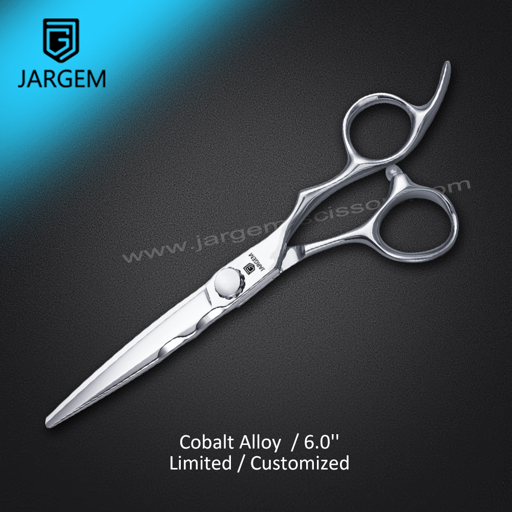 CNC Series Professional Hair Scissors Barber Tools with Wear Plate Limited Hair Cutting Scissors Cobalt Alloy Steel