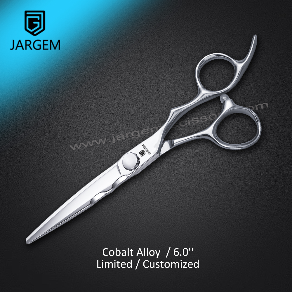 CNC Series Professional Hair Scissors Barber Tools with Wear Plate Limited Hair Cutting Scissors Cobalt Alloy Steel