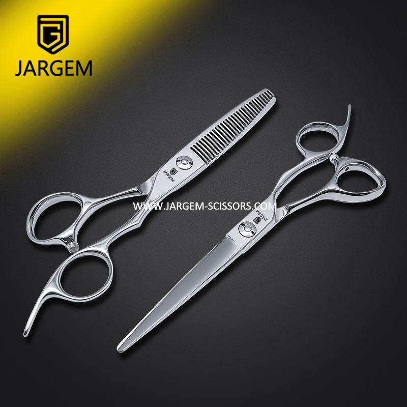 Japan Steel Hair Scissors 6.0 Inch Scissors Set Offset Barber Scissors Sharp Cutting Shears