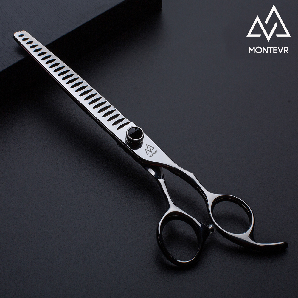 JF2-7524T | 7.5 Inch 24 Teeth | SUS 440C Pet Grooming Scissors Chunky
