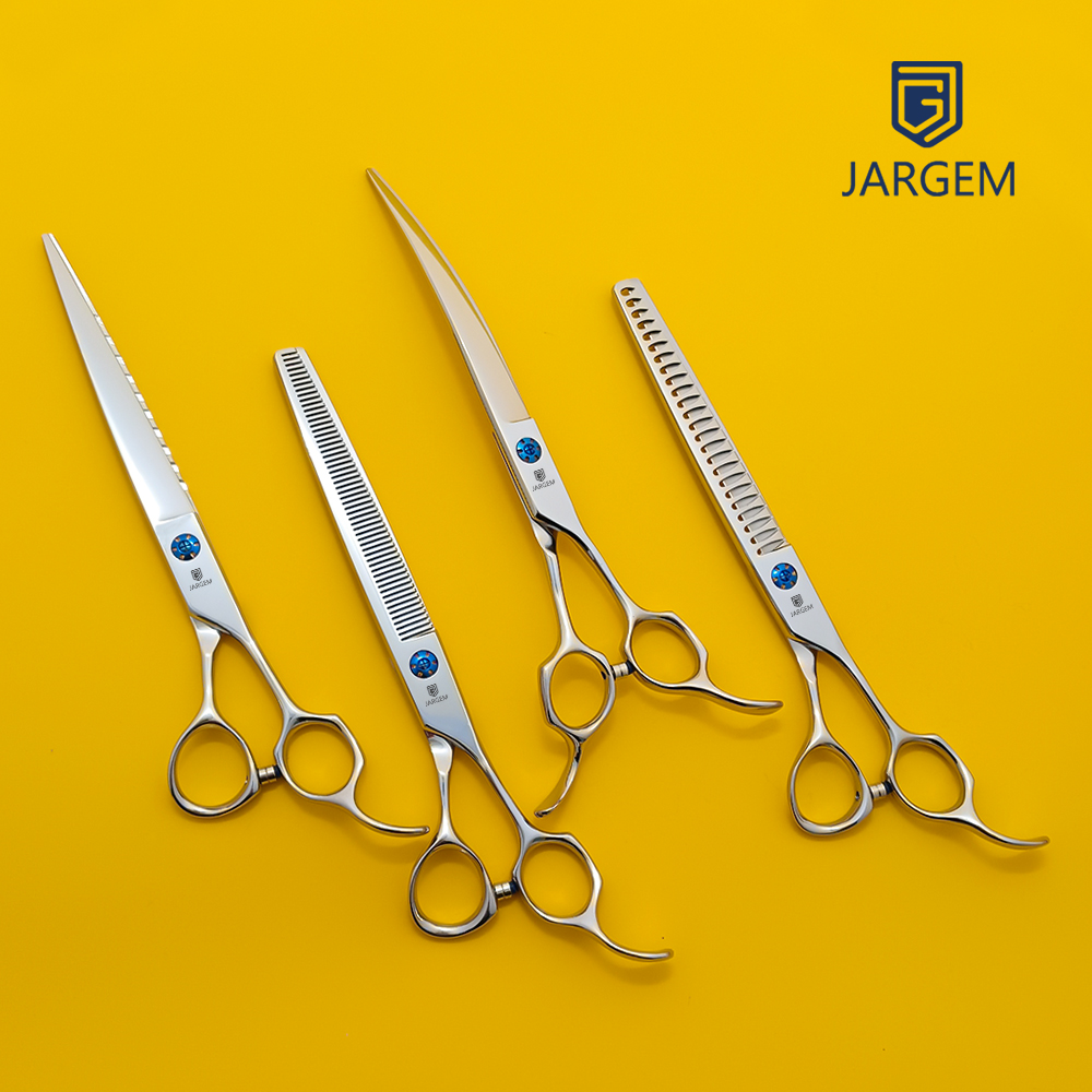 J3D-7524T | 7.5 Inch 24 Teeth | SUS 440C Pet Grooming Scissors Chunky Special Handle