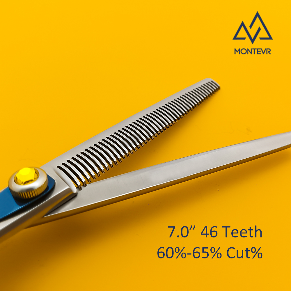 JBG-7046T | 7.0 Inch 46 Teeth | SUS 440C Dog Thinning Scissors 65% Cut%