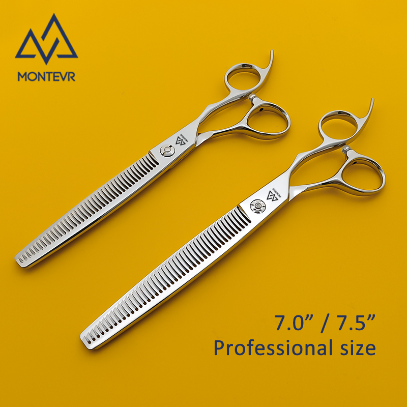 JF2-7040C1 | 7.0 Inch 40 Teeth | SUS 440C Dog Thinning Scissors 40% Cut%