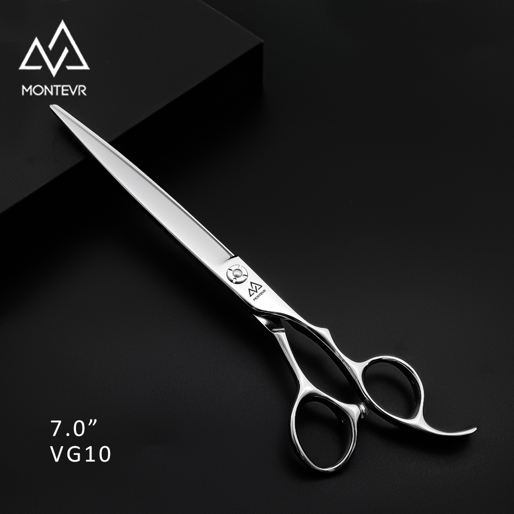 J12B-70A | 7.0 Inch | VG10 Professional Pet Grooming Shears Micro Teeth