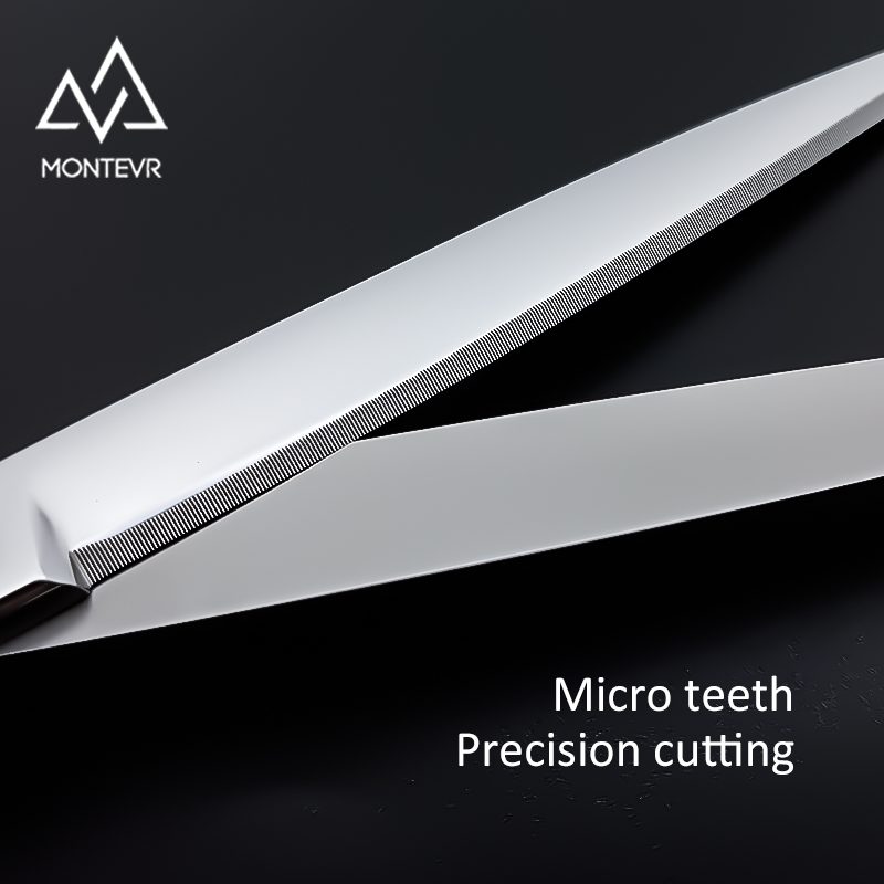 J12B-70A | 7.0 Inch | VG10 Professional Pet Grooming Shears Micro Teeth