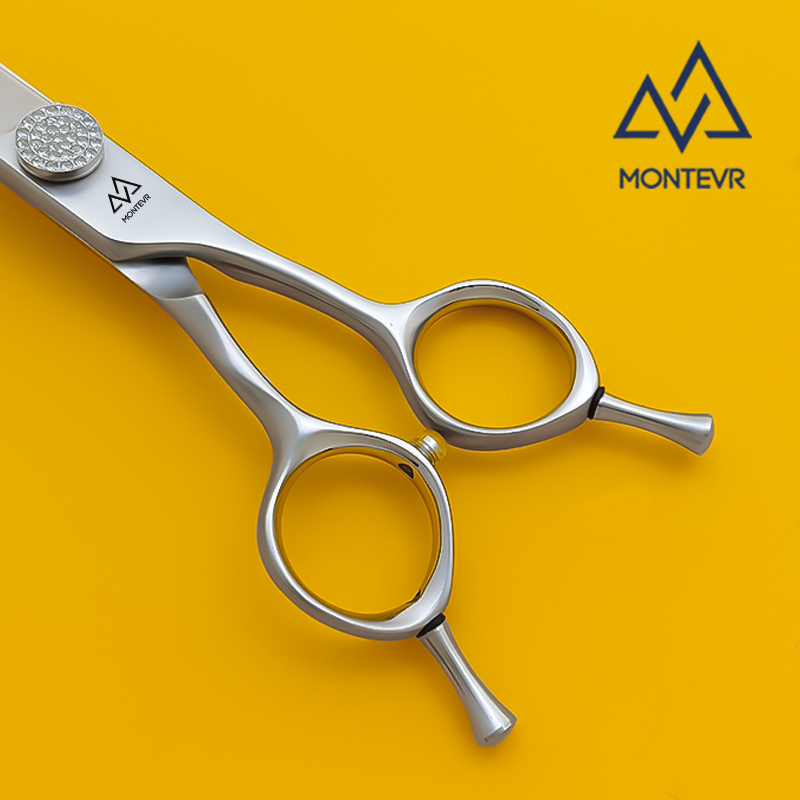 JQM-80Q | 8.0 Inch | SUS 440C Professional Pet Grooming Scissors Curved Down