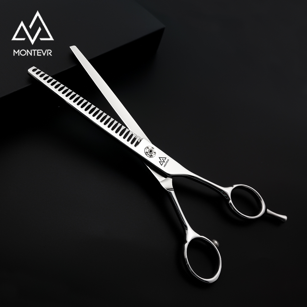 JQC-7028T | 7.0 Inch 28 Teeth | Japan 440C Professional Pet Grooming Shears Chunker
