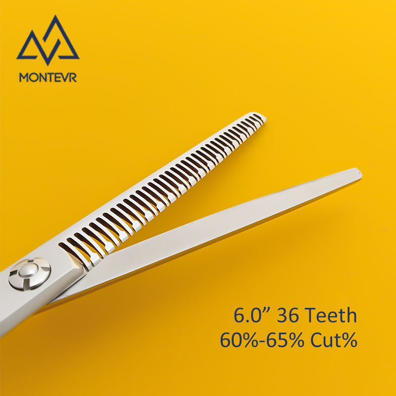 JBO-6036 | 6.0 Inch 36 Teeth | Japan 440C Professional Pet Grooming Shears 65% Cut%