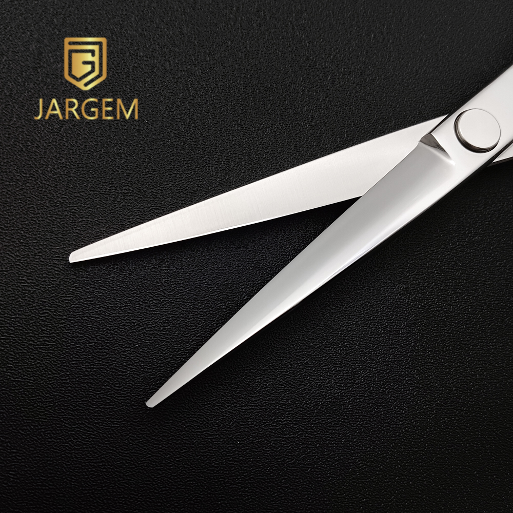 J32-575A | 5.75 Inch | Japan VG10 Extreme Curved Thumb Ring Barber Scissors Customized