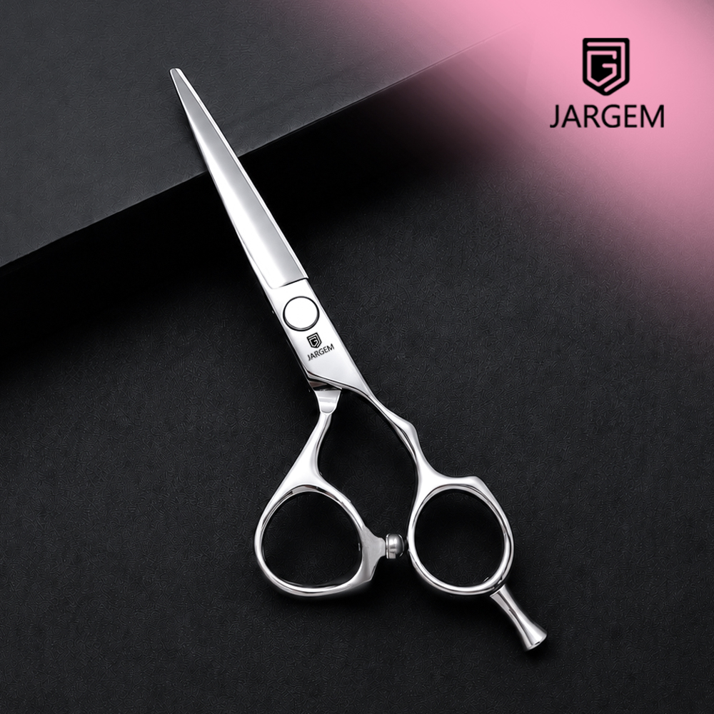 J32-575A / 5.75 Inch / Japan VG10 / Extreme Curved Thumb Ring Barber Scissors