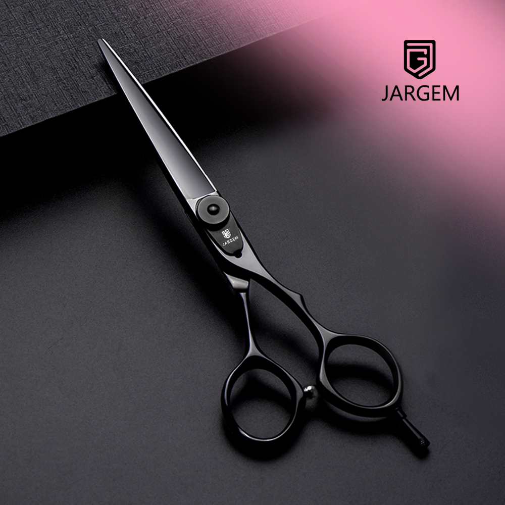 JA12-60AB / 6.0 Inch / ATS-314 / Black Coated Hairdressing Scissors